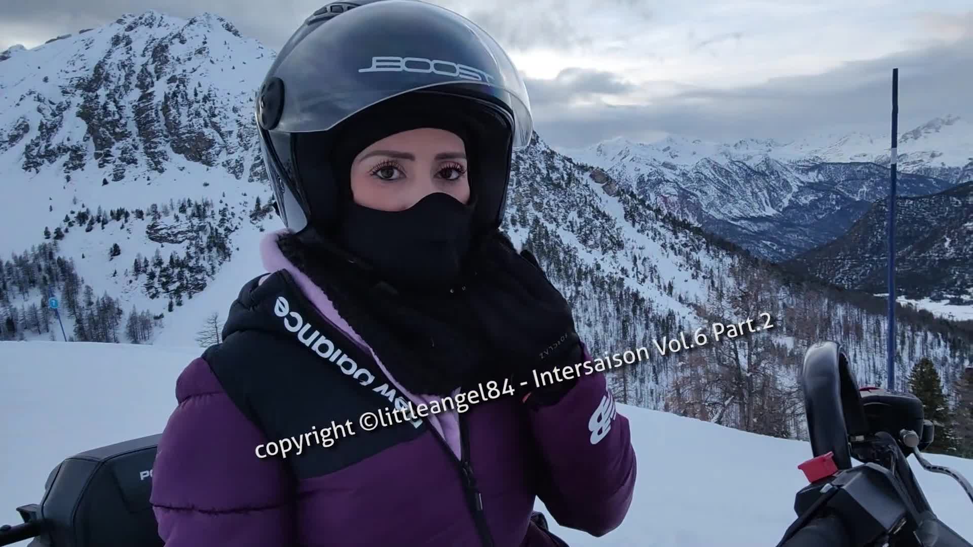 A LittleAngel84 se la follan en pleno bosque, en la nieve